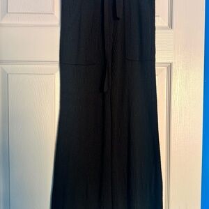 Splendid Black Wide Leg ribbed pants